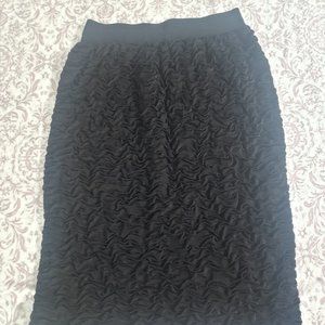 Forever 21 knee length bodycon skirt Black